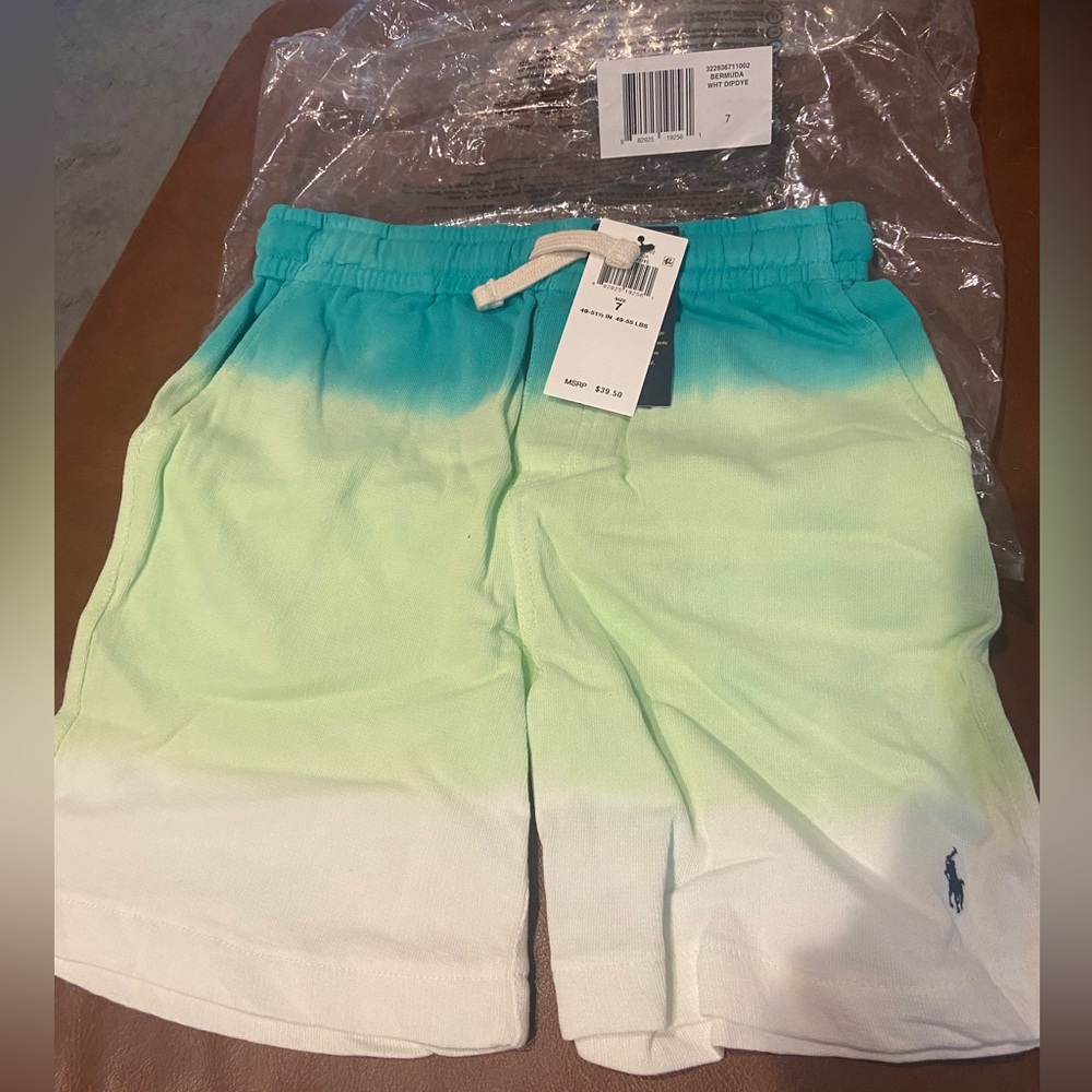 NWT! Boys Sz 7 Polo Ralph Lauren shorts